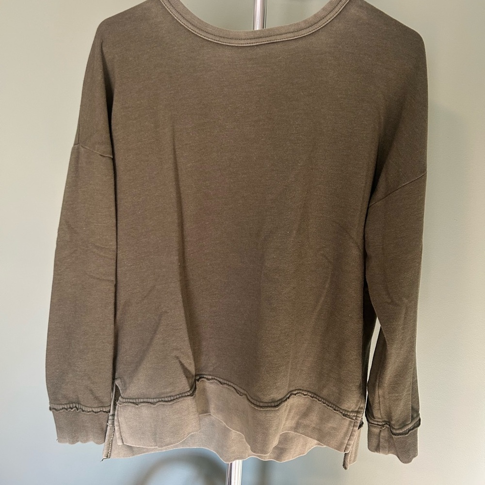 Buffalo David Bitton Olive Green Sweatshirt